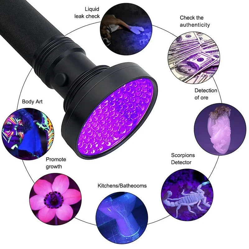UV Flashlight Bug and Stain Detector