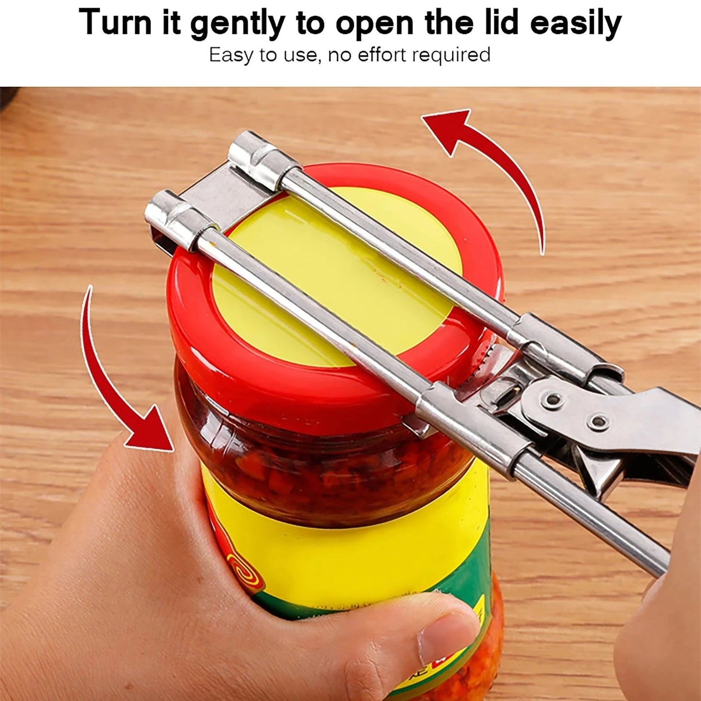 Adjustable Stainless Steel Jar Opener