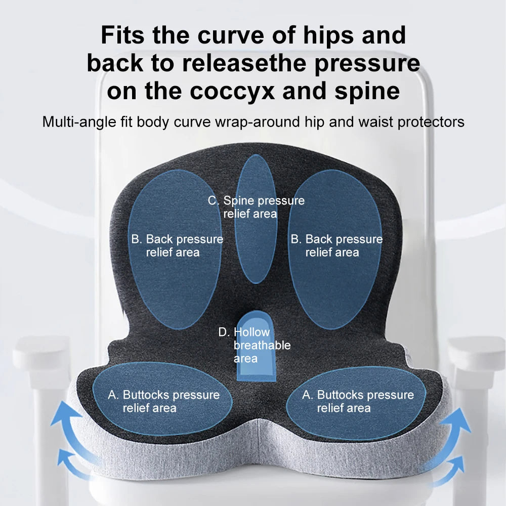 Memory Foam Lumbar Support Pillow