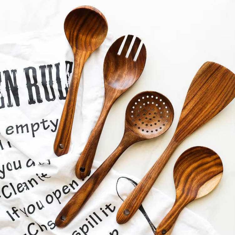 6-Piece Wooden Utensil Set