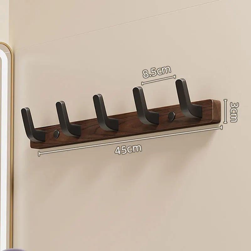 Minimalist Wood & Metal Coat Hook