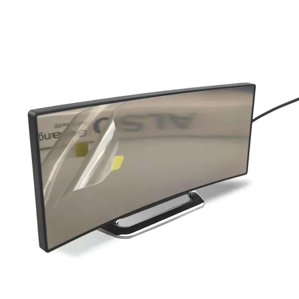 Curved LED Digital Alarm Clock