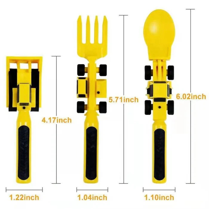 Construction-Theme Kids Eating Set