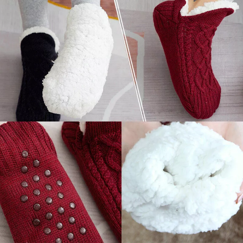 Women's Non-Slip Thermal Fleece Socks