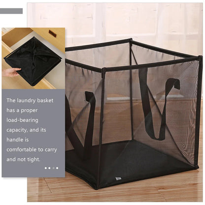 Foldable Mesh Laundry Hamper