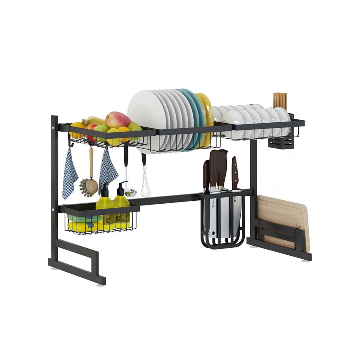 Over-Sink Stainless Steel Dish Drying Rack