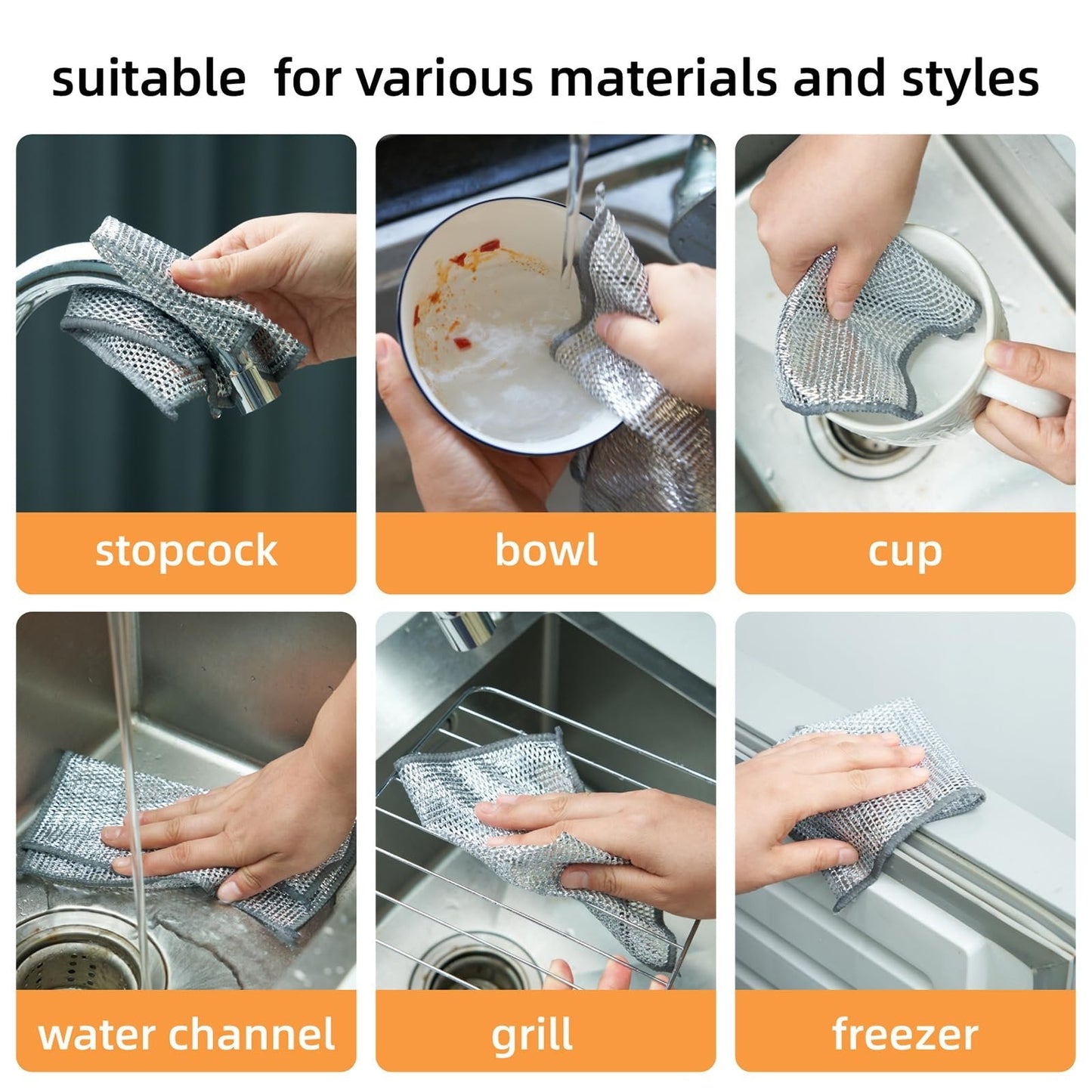 20 Pack Cleaning Cloths Set