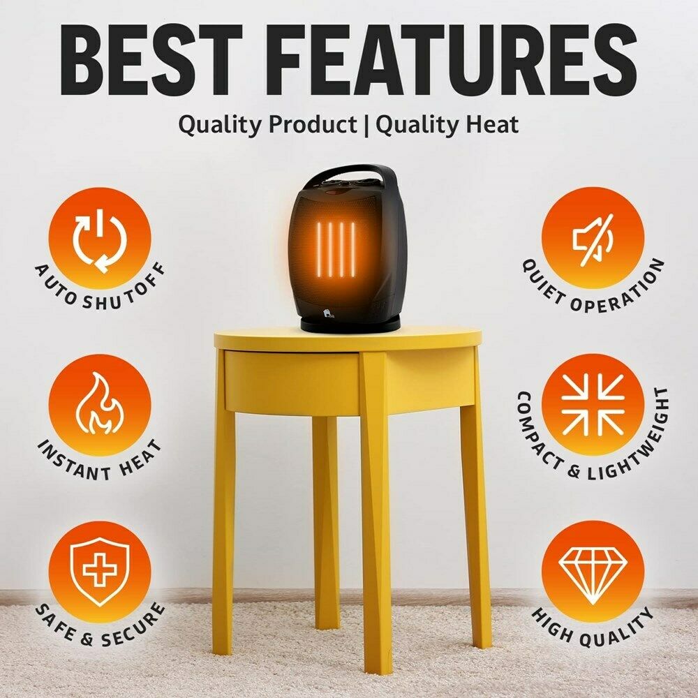 Quiet Oscillating Space Heater