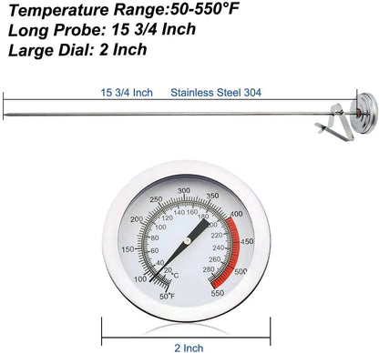 Deep Fry Thermometer with Long Probe