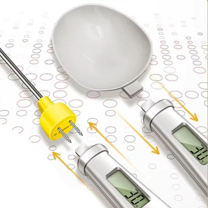 2-in-1 Digital Spoon Scale Food Thermometer