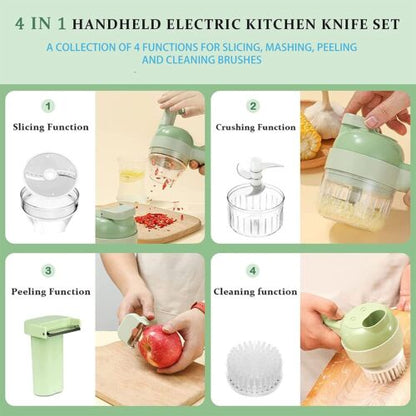 4-in-1 Electric Food Cutter