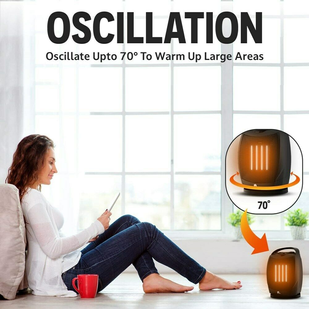 Quiet Oscillating Space Heater