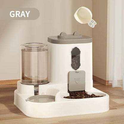 2-in-1 Pet Feeder With Water Dispenser