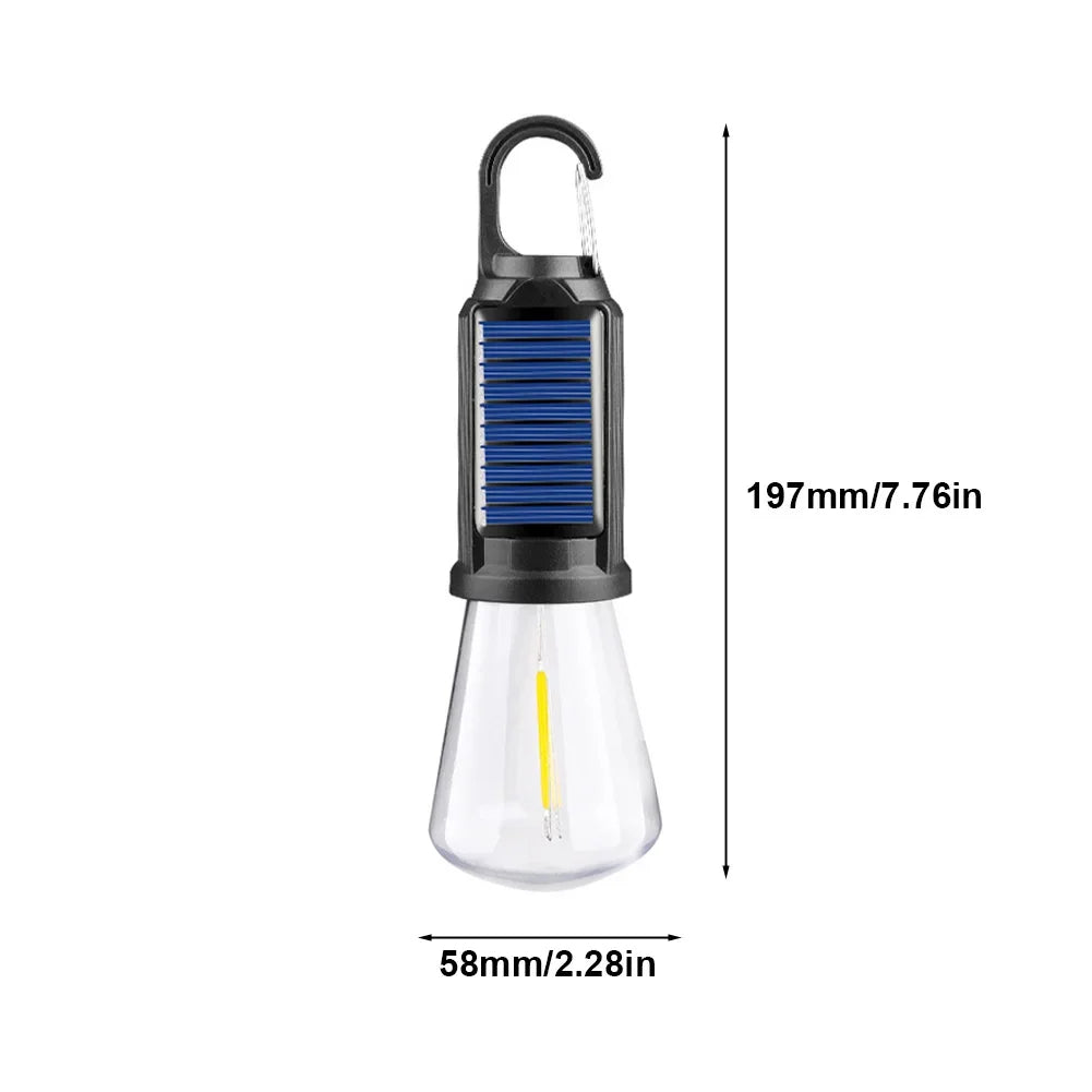 Solar Hooked Camping Light