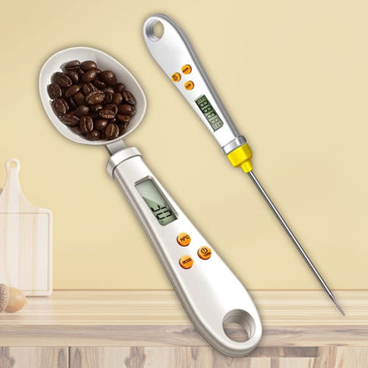 2-in-1 Digital Spoon Scale Food Thermometer