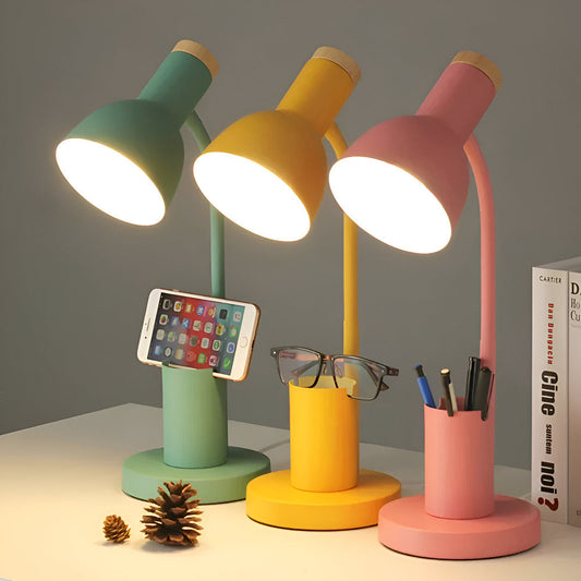 Nordic LED Desk Lamp With Pen Holder