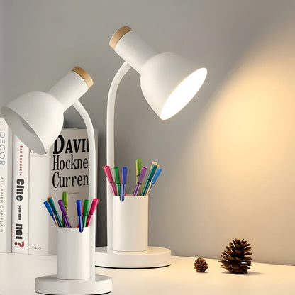Nordic LED Desk Lamp With Pen Holder
