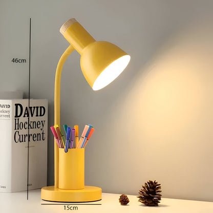 Nordic LED Desk Lamp With Pen Holder