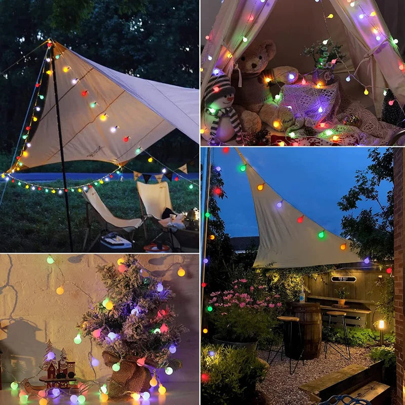 Solar-Powered Outdoor Fairy Lights