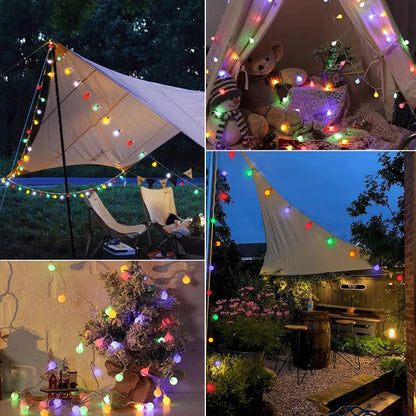 Solar-Powered Outdoor Fairy Lights
