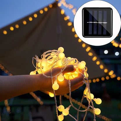Solar-Powered Outdoor Fairy Lights