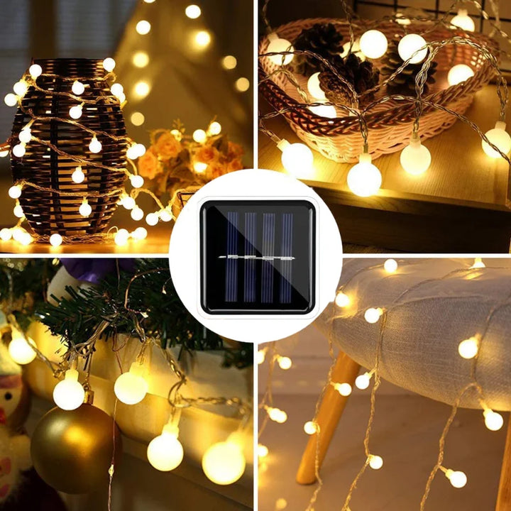 Solar-Powered Outdoor Fairy Lights