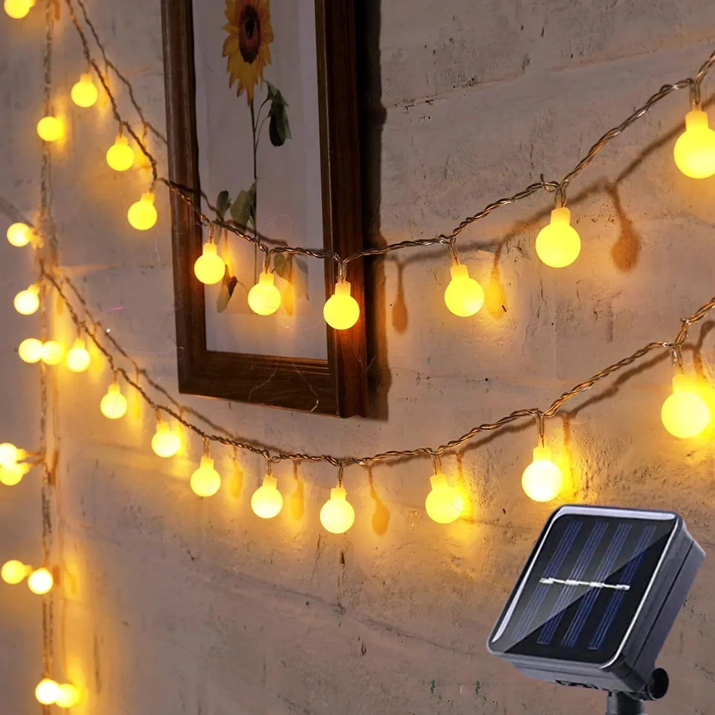 Solar-Powered Outdoor Fairy Lights