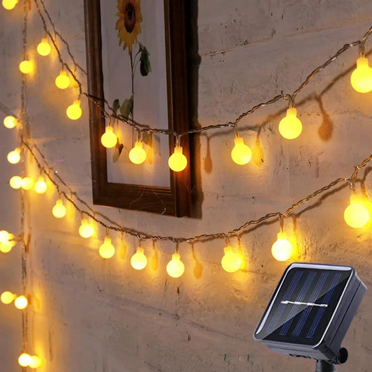 Solar-Powered Outdoor Fairy Lights