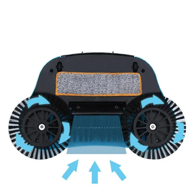 2-in-1 Broom With Rotating Brush