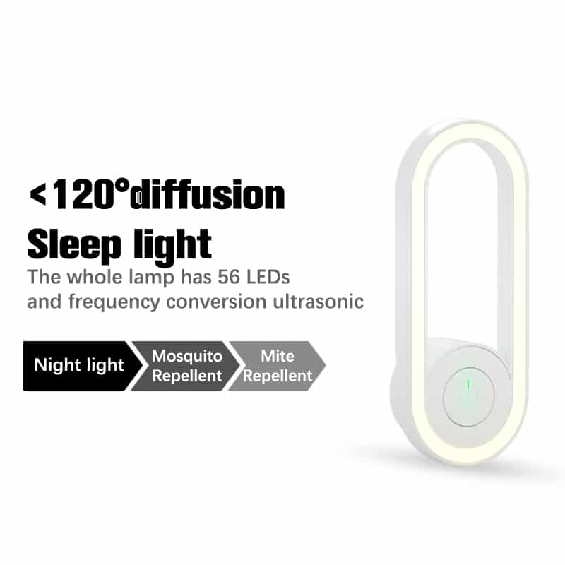 Ultrasonic Mosquito Repellent Night Light