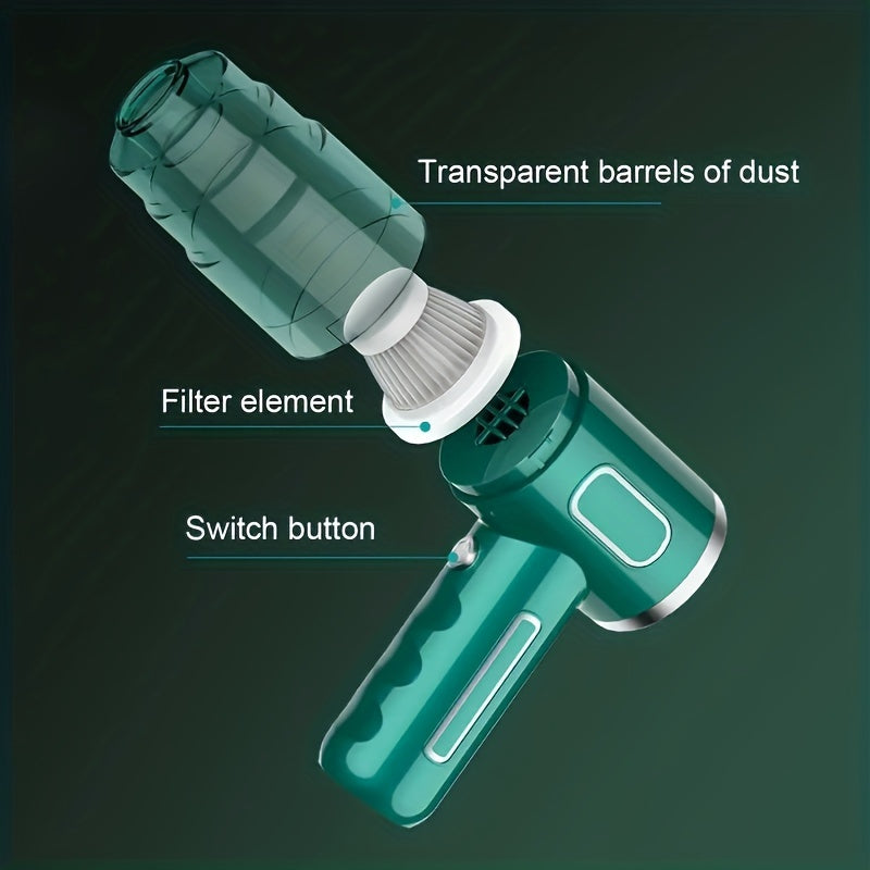 USB Rechargeable Vacuum for Car and Home
