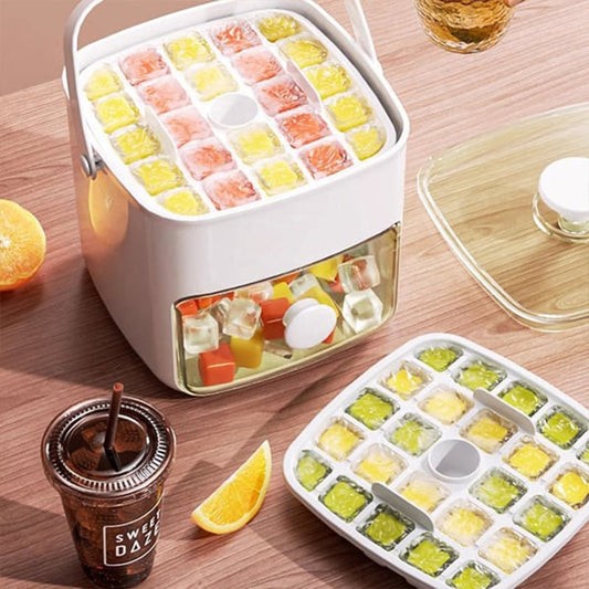 2-Stage Push-In Ice Cube Tray