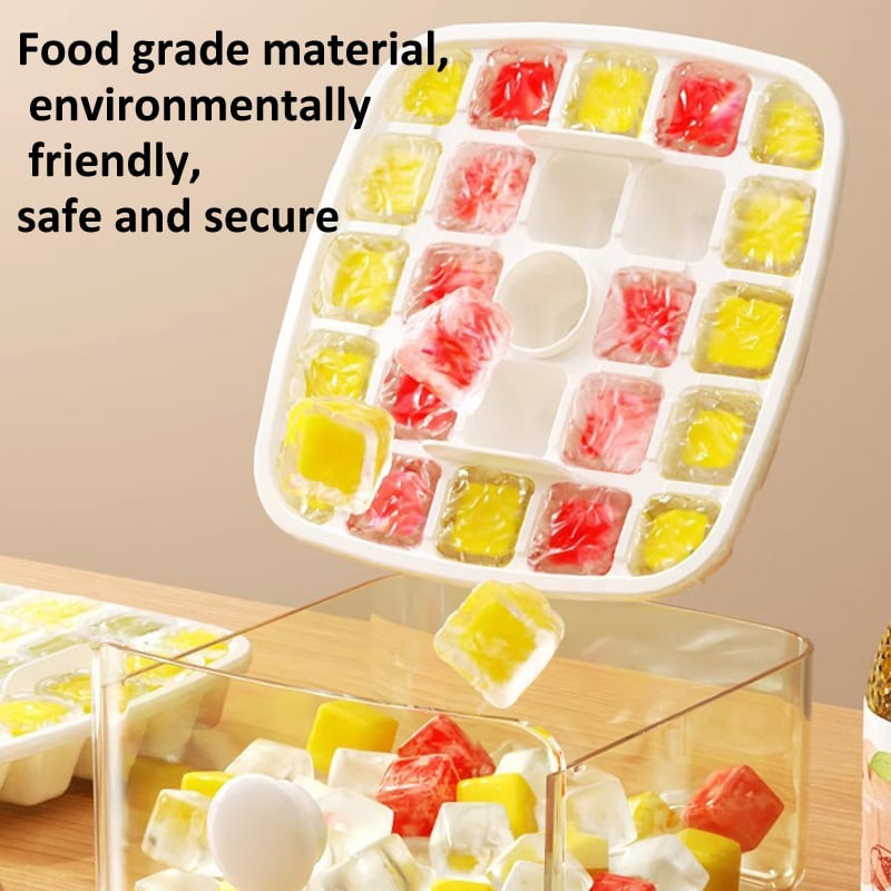 2-Stage Push-In Ice Cube Tray