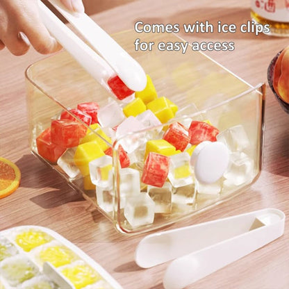 2-Stage Push-In Ice Cube Tray
