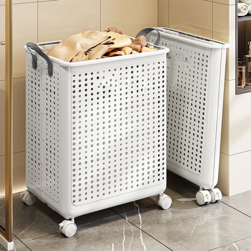 Rolling Laundry Basket With Wheels