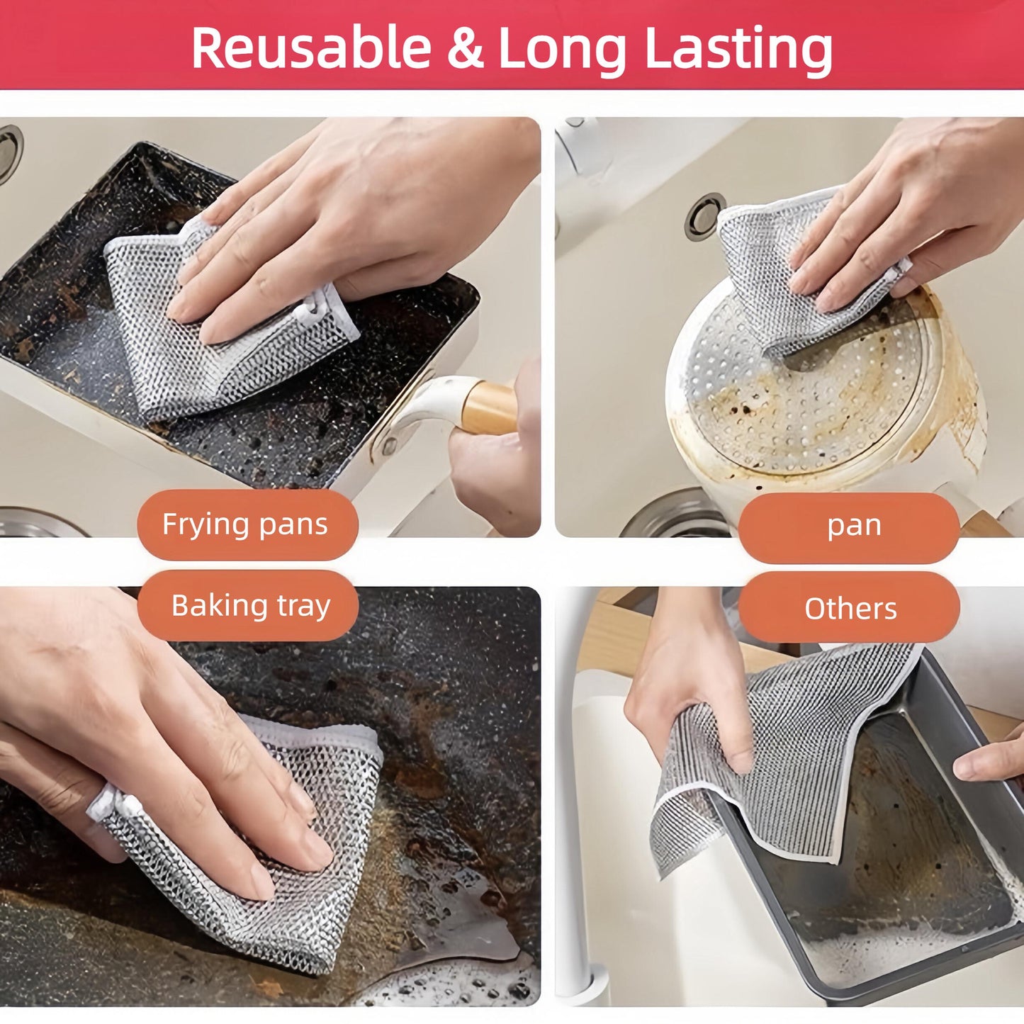 20 Pack Cleaning Cloths Set