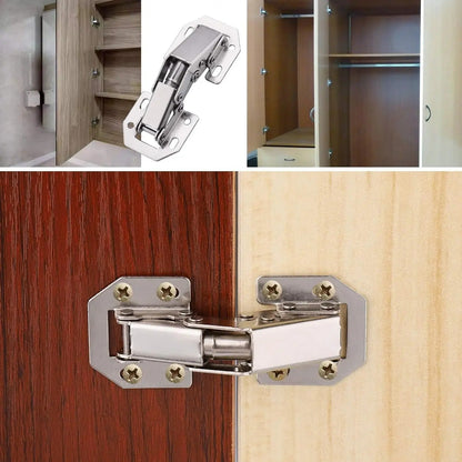 Cabinet Hinges Set - 10 Pack