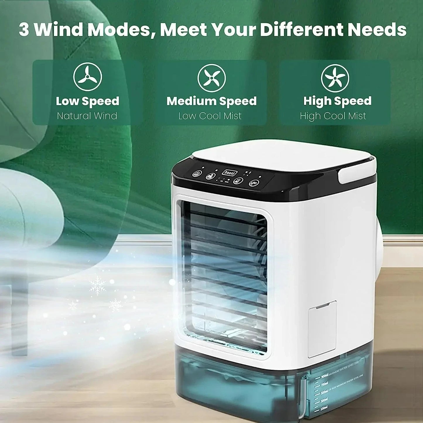Portable 3-Speed Air Cooler