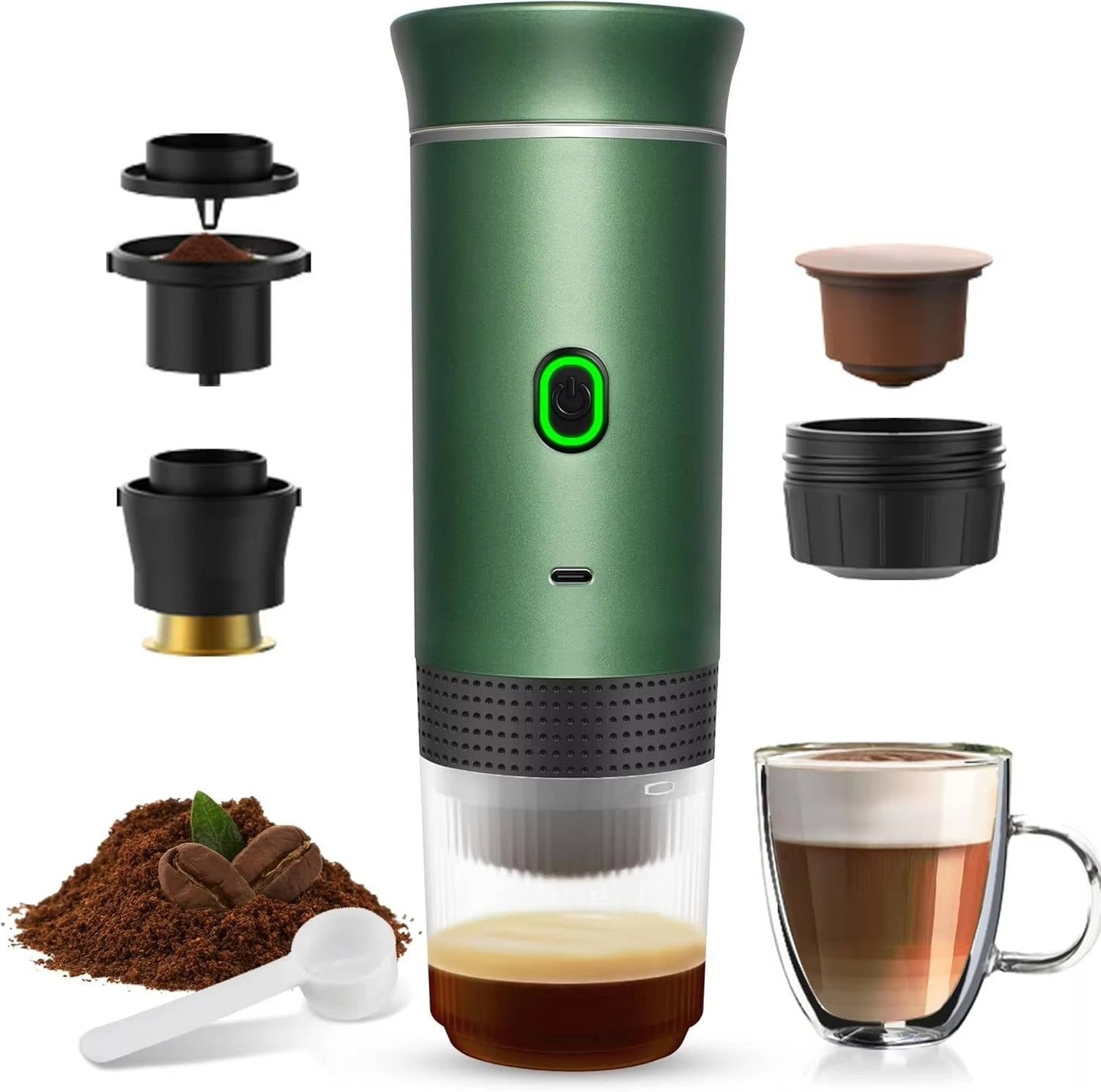 Portable Espresso and Drip Coffee Maker