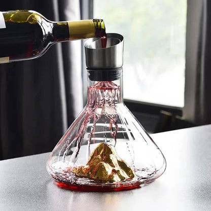 Crystal Glass Wine Decanter Carafe