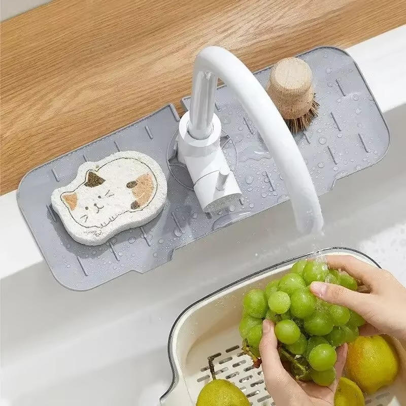 Kitchen Sink Faucet Splash Guard