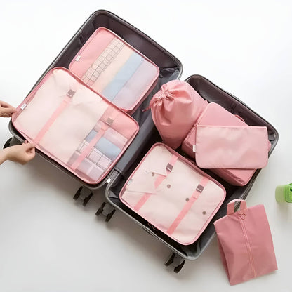 7-Piece Travel Packing Cube Set