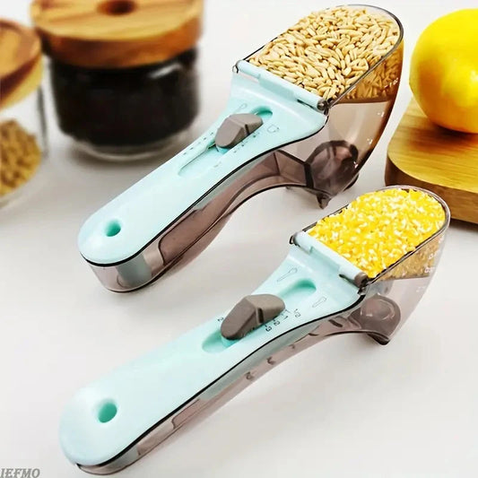 Adjustable Measuring Cup and Spoon Set