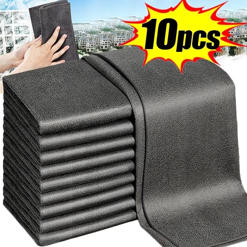 10-Pack Versatile Microfiber Cleaning Cloths