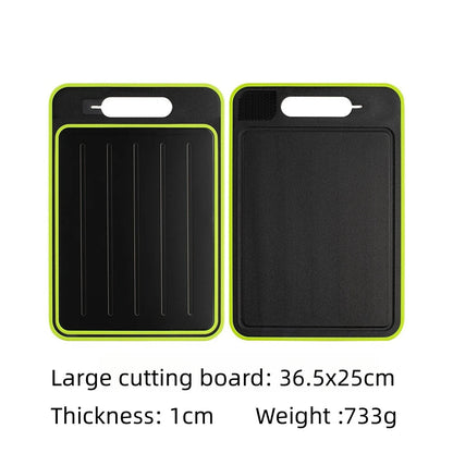 4-in-1 Cutting Board with Knife Sharpener