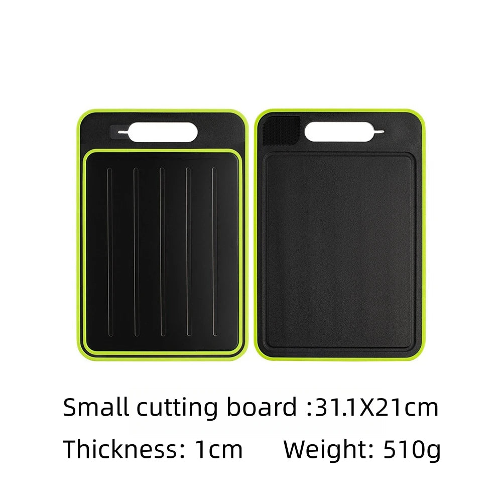 4-in-1 Cutting Board with Knife Sharpener