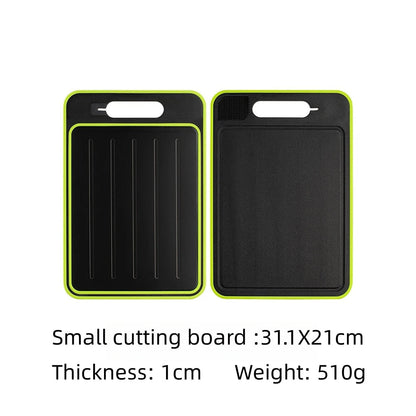 4-in-1 Cutting Board with Knife Sharpener