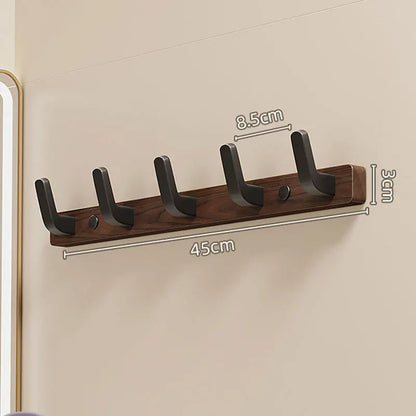 Minimalist Wood & Metal Coat Hook