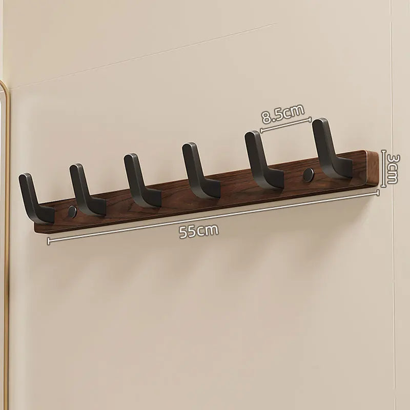 Minimalist Wood & Metal Coat Hook