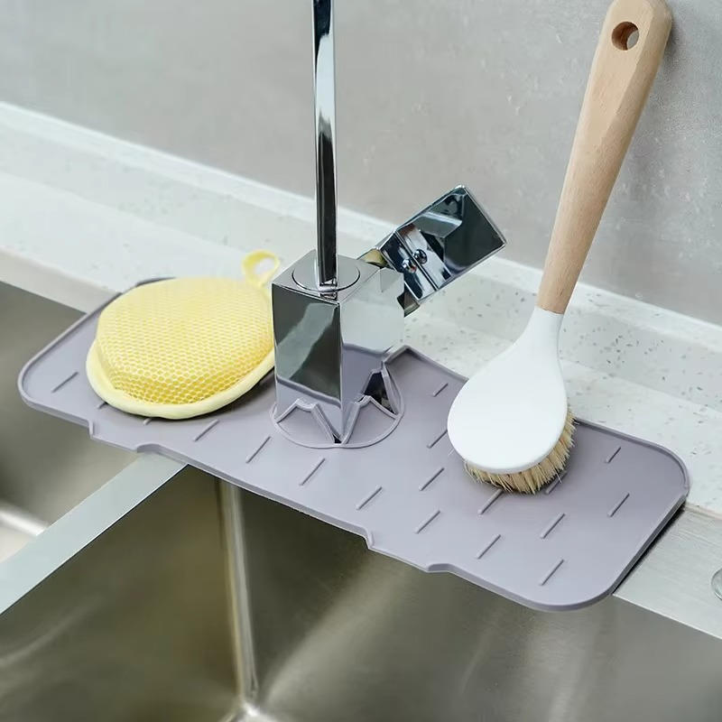 Kitchen Sink Faucet Splash Guard